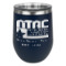 North Texas Airstream Community Stemless Stainless Steel Wine Tumbler - Navy - Single-Sided