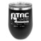 North Texas Airstream Community Stemless Stainless Steel Wine Tumbler - Black - Double-Sided