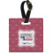 Design Your Own Plastic Luggage Tag - Square