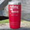 North Texas Airstream Community 20 oz Stainless Steel Tumbler - Red - Single-Sided