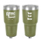 North Texas Airstream Community 30 oz Stainless Steel Tumbler - Olive - Double-Sided