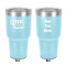 North Texas Airstream Community 30 oz Stainless Steel Tumbler - Teal - Double-Sided