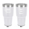 North Texas Airstream Community 30 oz Stainless Steel Tumbler - White - Double-Sided