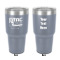 North Texas Airstream Community 30 oz Stainless Steel Tumbler - Grey - Double-Sided