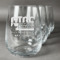North Texas Airstream Community Stemless Wine Glasses - Laser Engraved- Set of 4