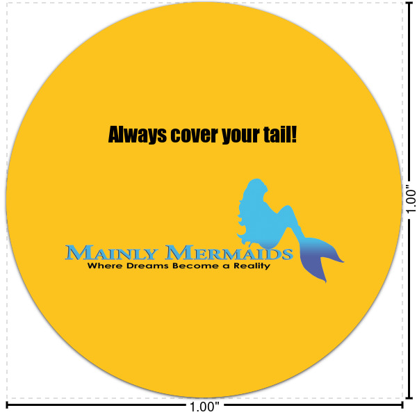 Custom Design Your Own Multipurpose Round Labels - 1"