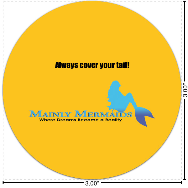 Custom Design Your Own Multipurpose Round Labels - 3"