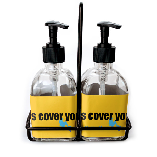 Custom Design Your Own Glass Soap & Lotion Bottles