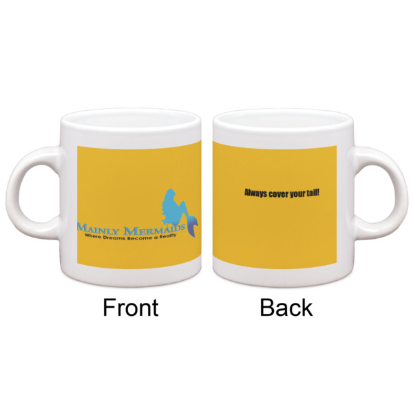 Custom Design - Single Shot Espresso Cup - Single - Front & Back