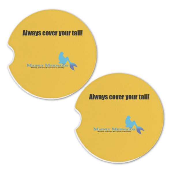 Custom Design - Sandstone Car Coasters - Set of 2