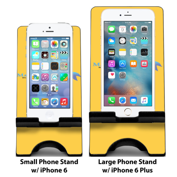 Custom Design - Compare Phone Stand Sizes - with iPhones