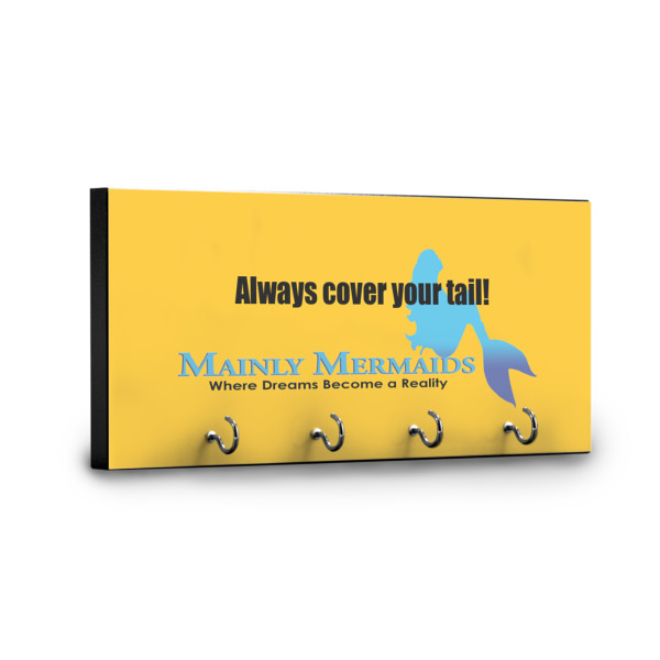 Custom Design - Key Hanger - Front View with Hooks