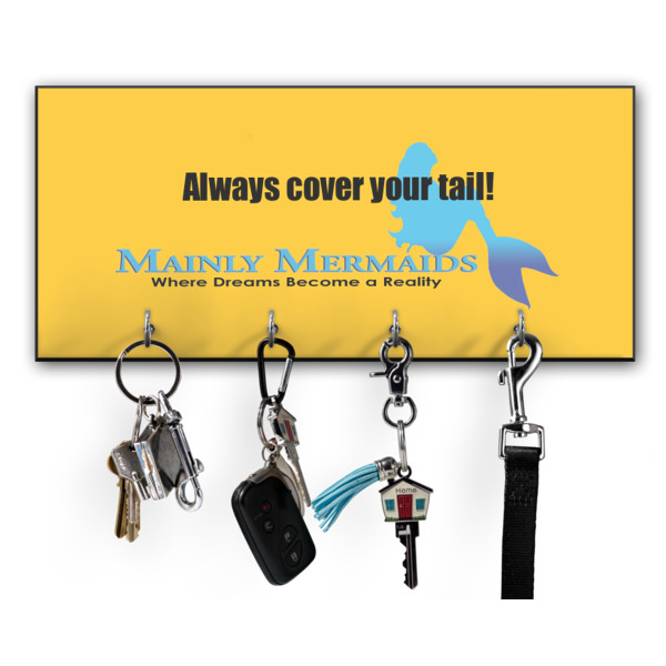 Custom Design Your Own Key Hanger w/ 4 Hooks