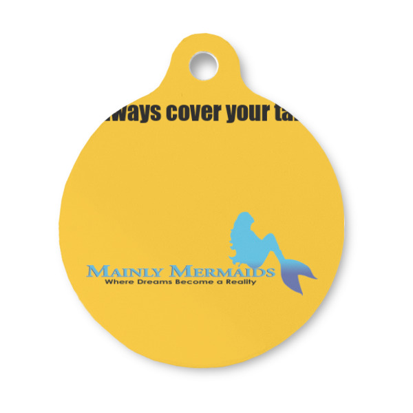 Custom Design Your Own Round Pet ID Tag - Small