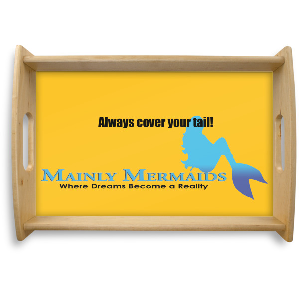 Custom Design Your Own Natural Wooden Tray - Small