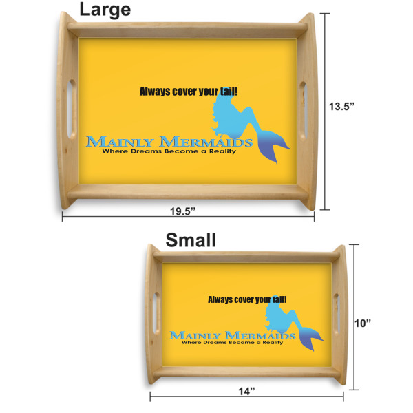 Custom Design - Serving Tray Wood Sizes
