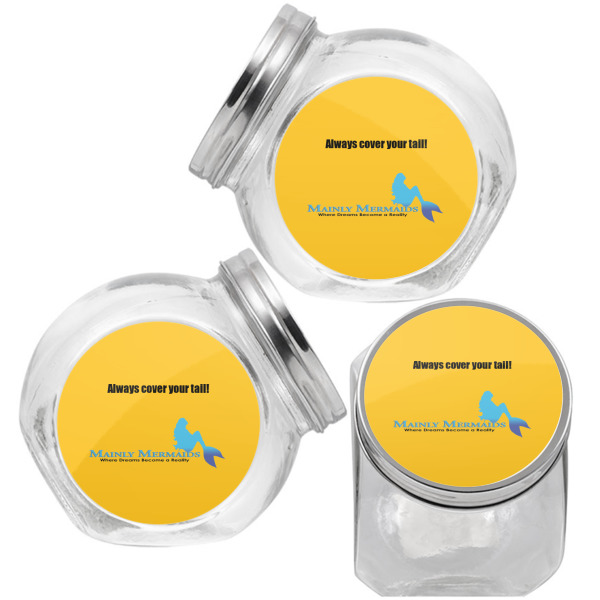 Custom Design - Puppy Treat Jar - Top Left Right