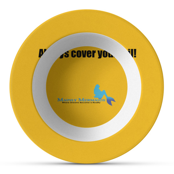 Custom Design Your Own Plastic Bowl - Microwave Safe - Composite Polymer