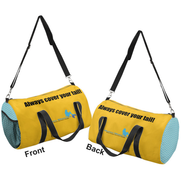 Custom Design - Duffle bag small front and back sides