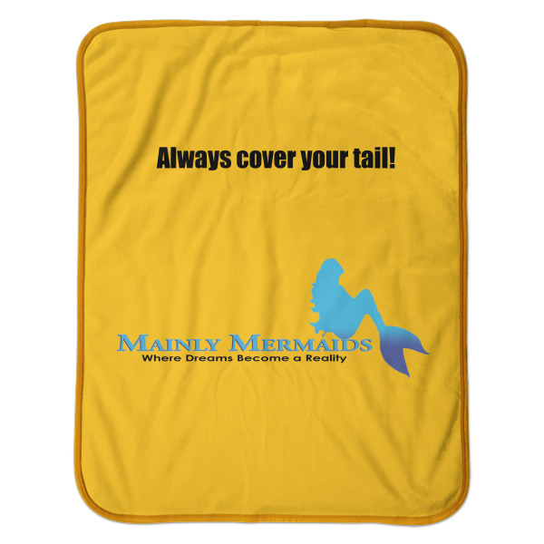 Custom Design - Baby Sherpa Blanket - Flat