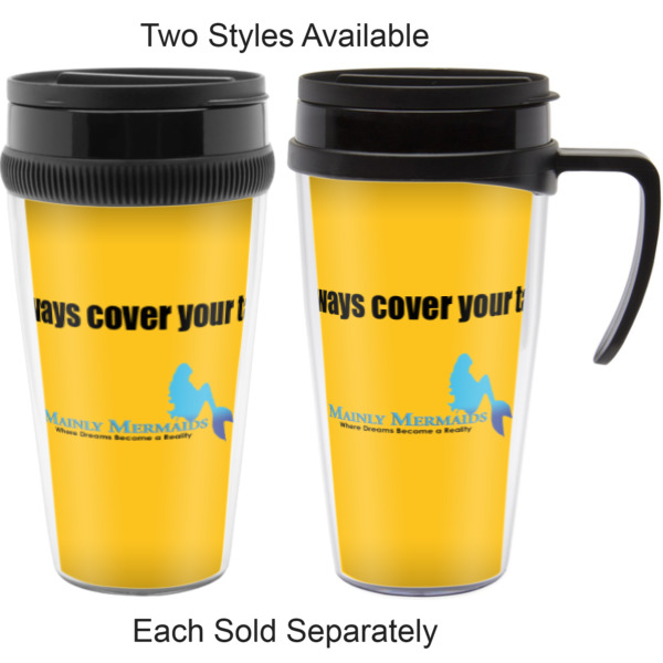Custom Design - Acrylic Travel Mugs - With & Without Handle