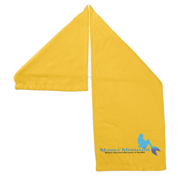 Custom Design - Sports Towel Folded - Both Sides Showing