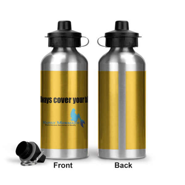 Custom Design - Aluminum Water Bottle - Front and Back