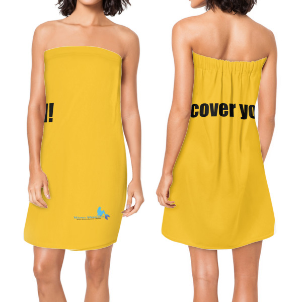 Custom Design - Custom Bath Wrap - Front & Back View