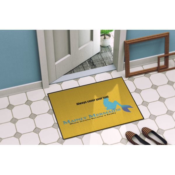 Custom Design - Door Mat - 24"x18" - Lifestyle - Porch