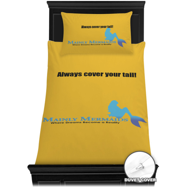 Custom Design - Bedding Set - Twin XL - Duvet - On Bed