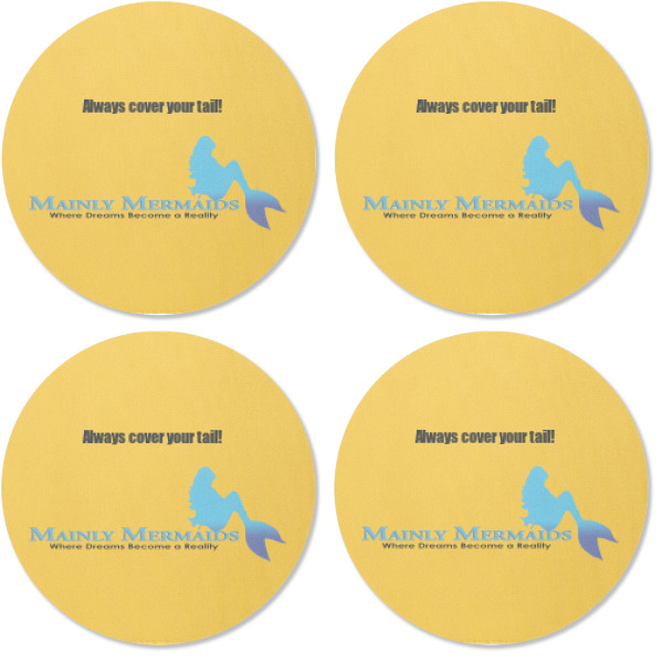 Custom Design - Coaster Round Rubber Back - Apvl