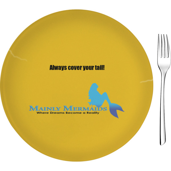 Custom Design Your Own 8" Glass Appetizer / Dessert Plate