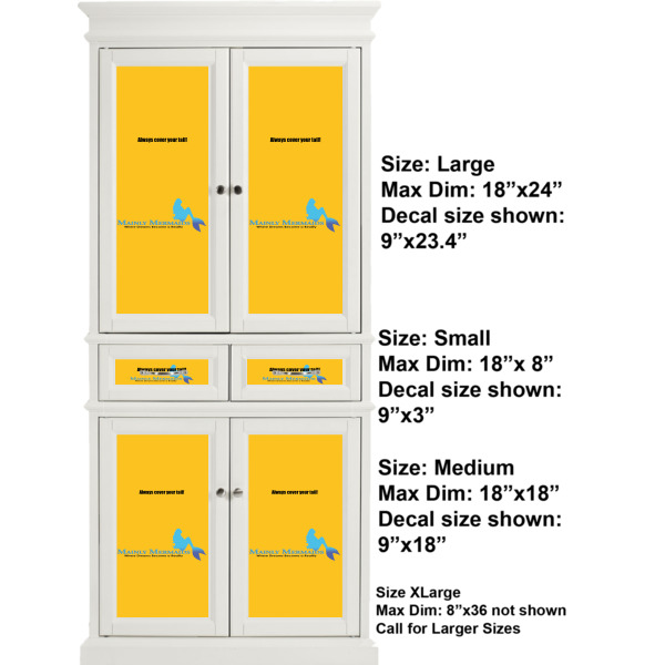 Custom Design - Full Cabinet (Show Sizes)