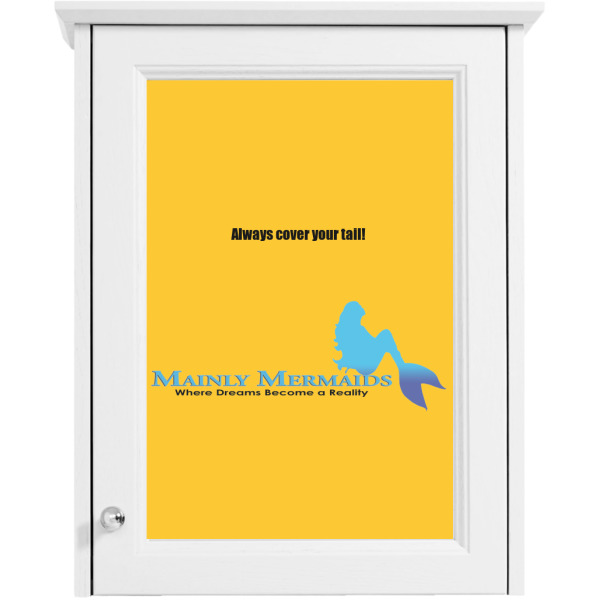 Custom Design - Single White Cabinet Decal