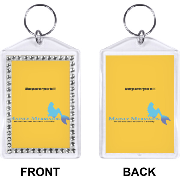 Custom Design - Bling Keychain (Front + Back)