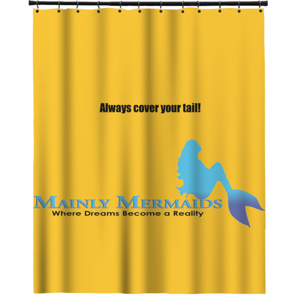 Custom Design Your Own Extra Long Shower Curtain - 70" x 83"