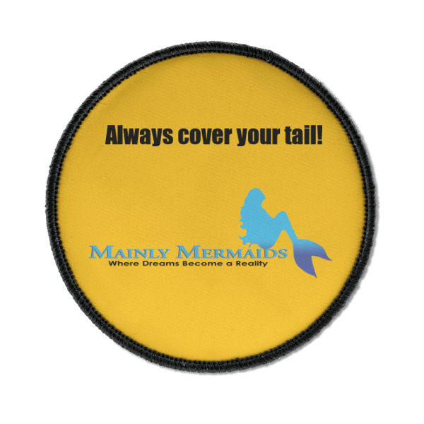 Custom Design - Iron On Patch - Round - Front