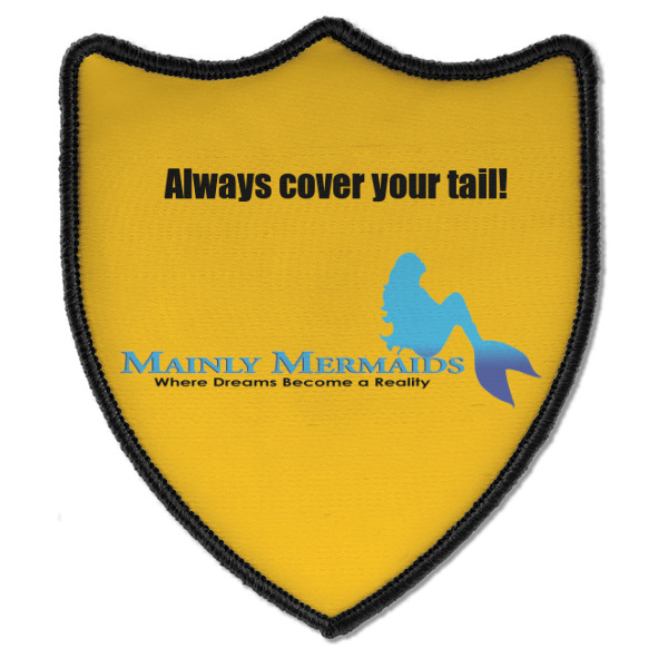 Custom Design - Iron On Patch - Shield - Style B - Front