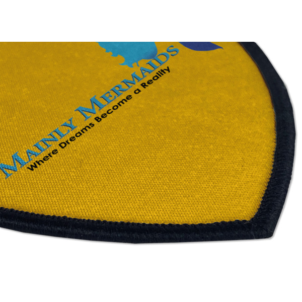 Custom Design - Iron On Patch - Shield - Style B - Closeup