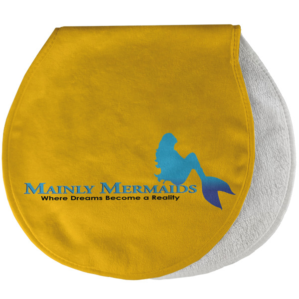 Custom Design - New Baby Burp Folded