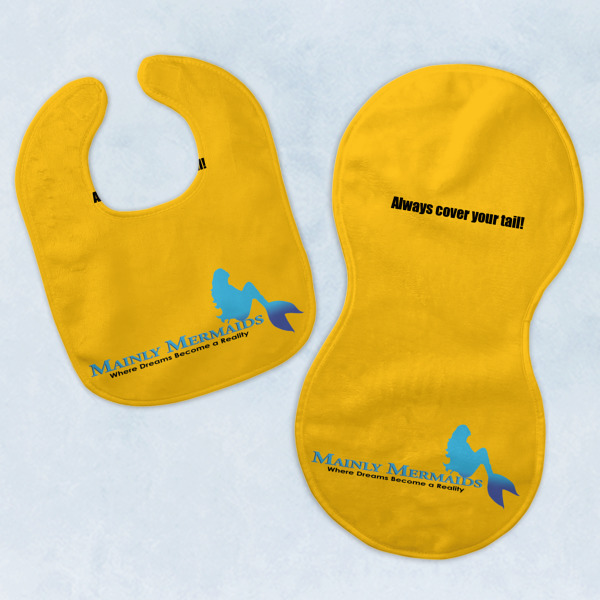Custom Design Your Own Baby Bib & Burp Set