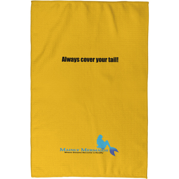 Custom Design - Waffle Weave Towel - Full Color Print - Approval Image