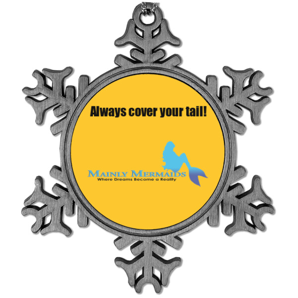 Custom Design Your Own Vintage Snowflake Ornament