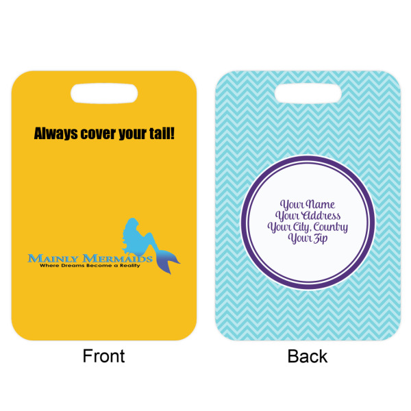 Custom Design - Metal Luggage Tag - Approval
