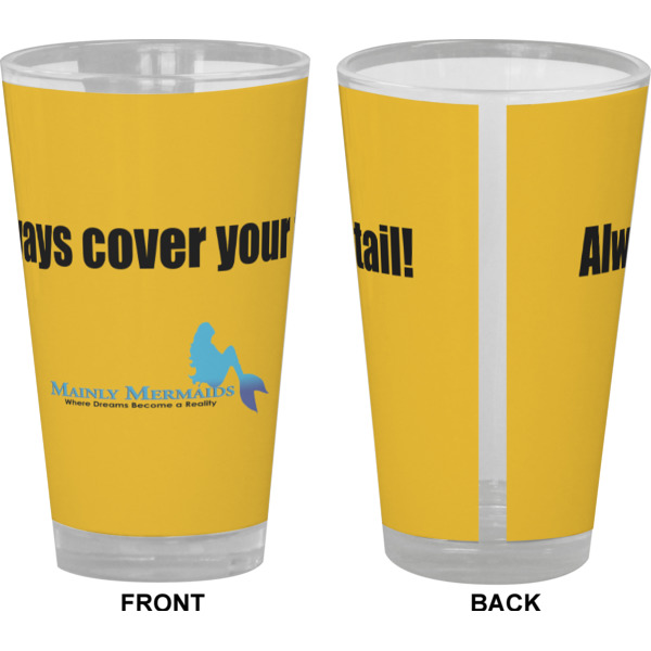 Custom Design - Pint Glass - Full Color - Front & Back Views