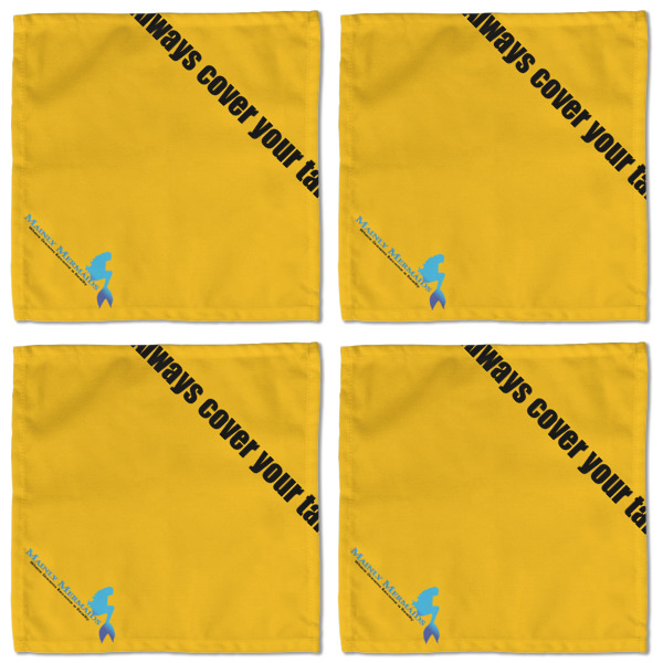 Custom Design - Cloth Napkins - Personalized Lunch (APPROVAL) Set of 4