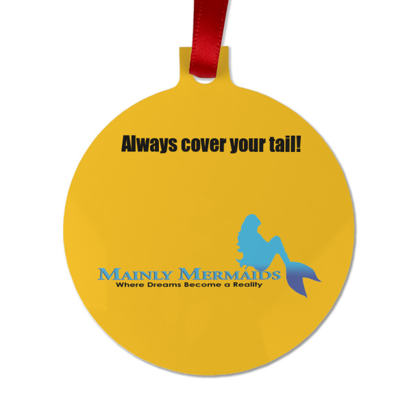 Custom Design - Metal Ball Ornament - Front
