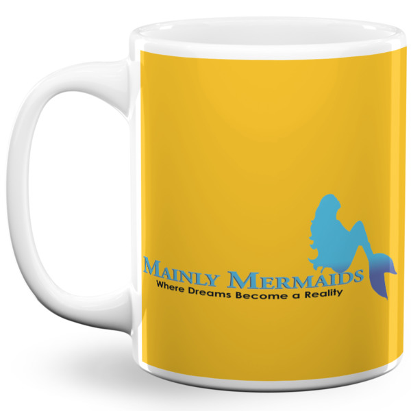 Custom Design Your Own 11 oz Coffee Mug - White