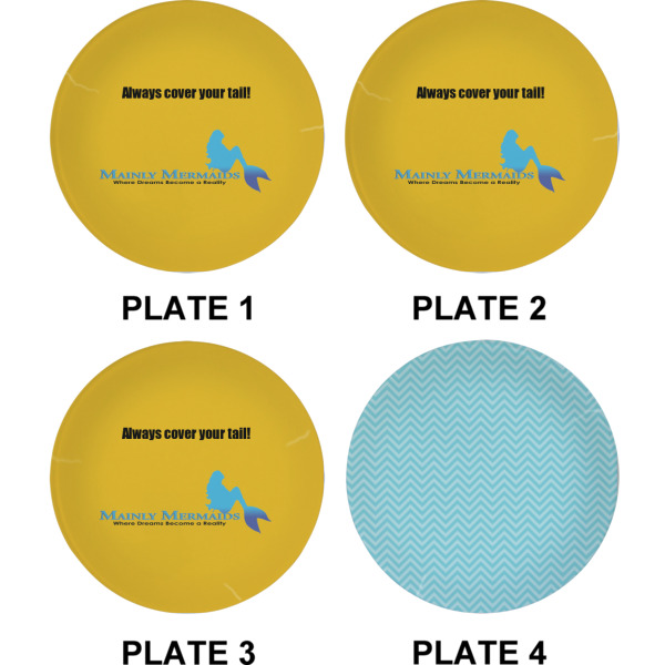 Custom Design - Set of Appetizer / Dessert Plates (Approval)