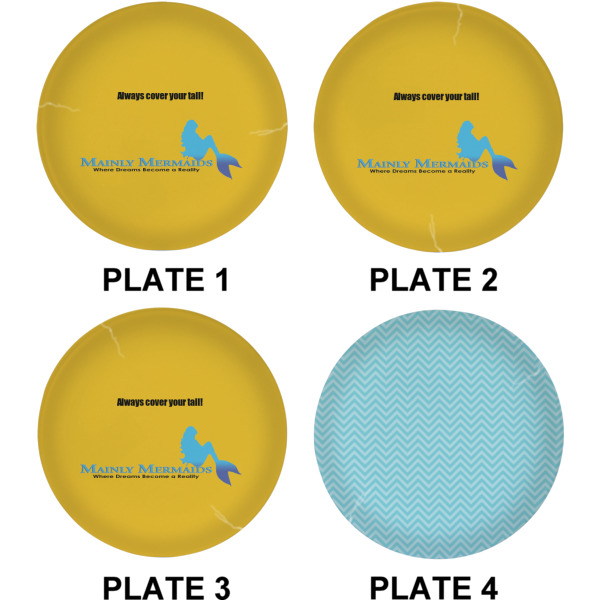 Custom Design - Set of Lunch / Dinner Plates (Approval)